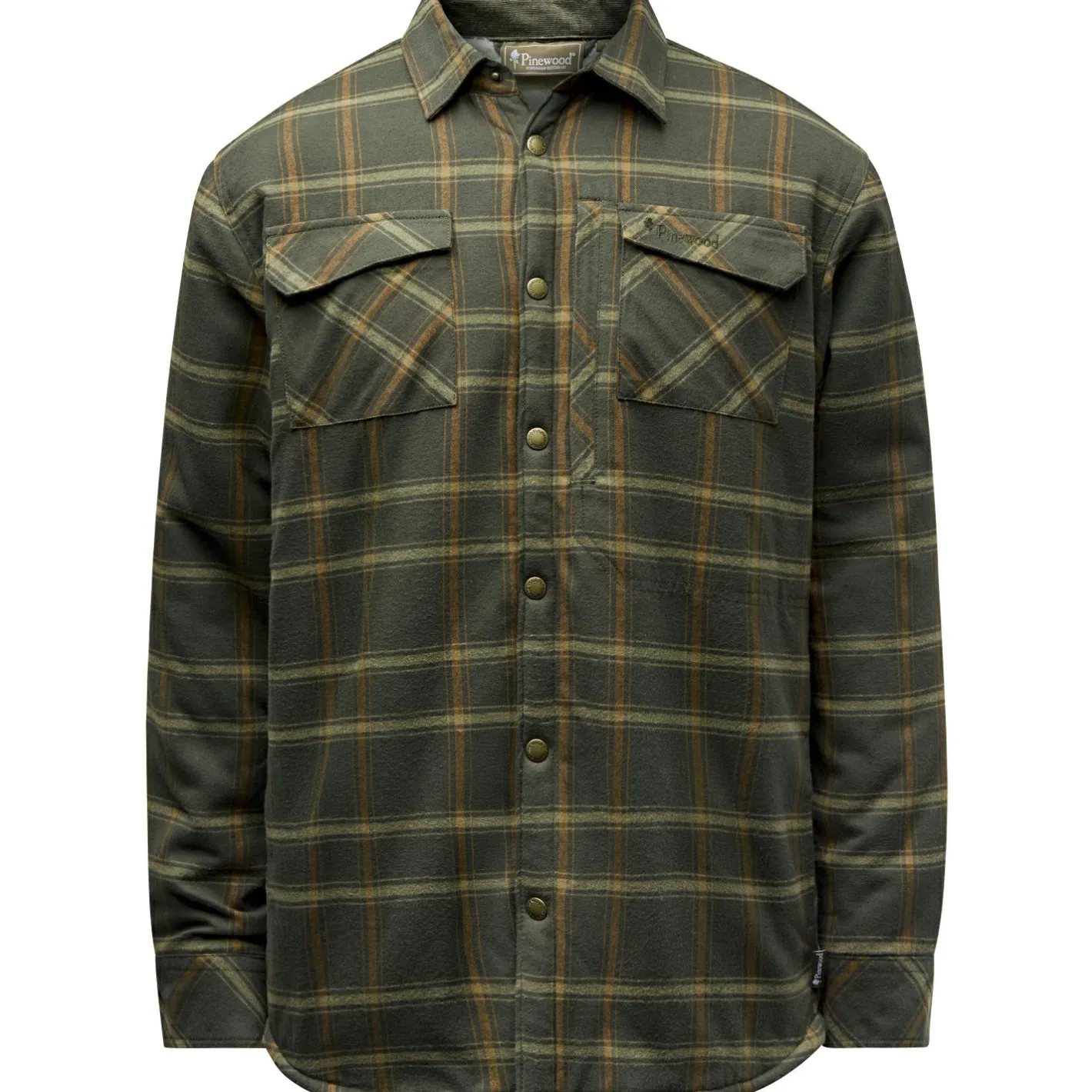 Pinewood Outdoor- & Angelhemden<Pile Overshirt Herren (D.Green/Bronze)