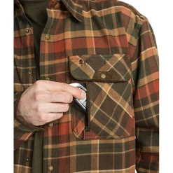 Online Pinewood Prestwick Exclusive Shirt Herren (D.Green/Terracotta)