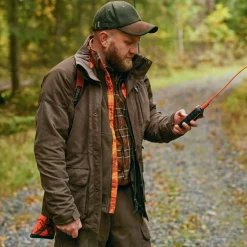 Online Pinewood Småland Hunters Jacket Herren (Suede Brown)