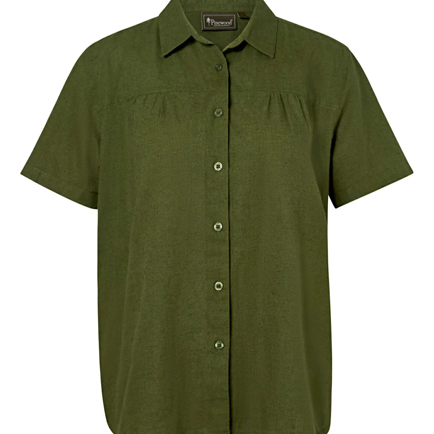 Pinewood Damen Angelshirts & -Oberteile<Värnamo Hemp Mix Women S/S Shirt Damen (Pine Green)