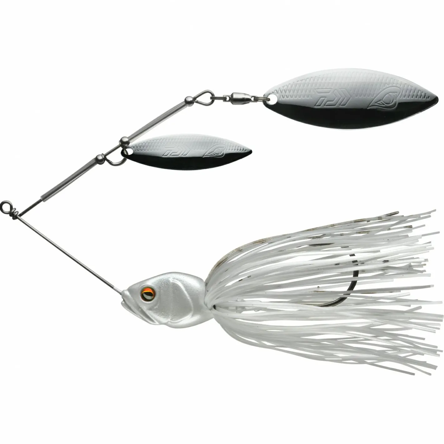Clearance Prorex Tandem DB Spinnerbait (Pearl/Silver)