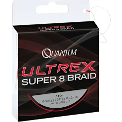 Quantum Geflochtene Schnüre<Angelschnur Ultrex Super 8 Braid (rot, 110 m)