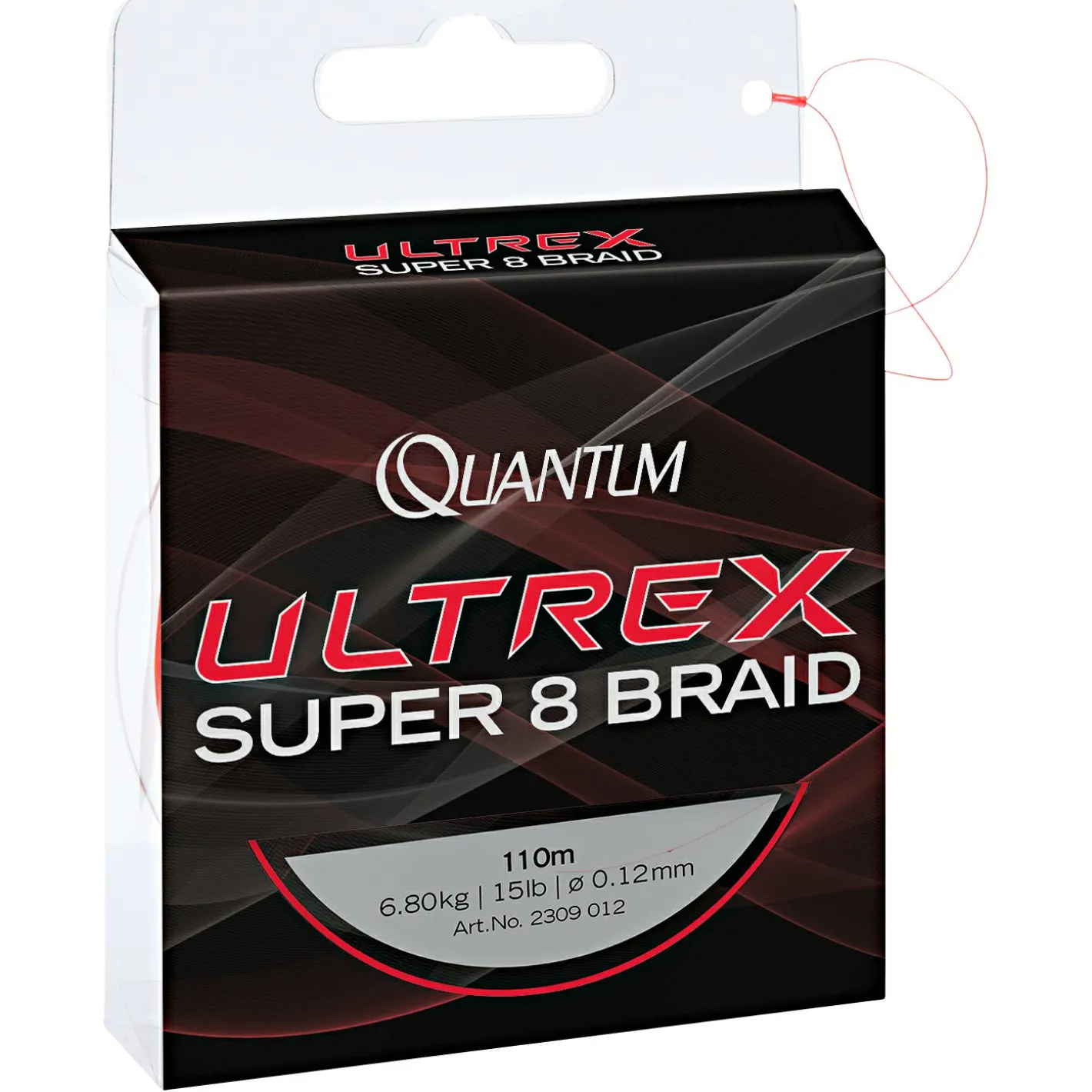 Quantum Geflochtene Schnüre<Angelschnur Ultrex Super 8 Braid (rot, 110 m)