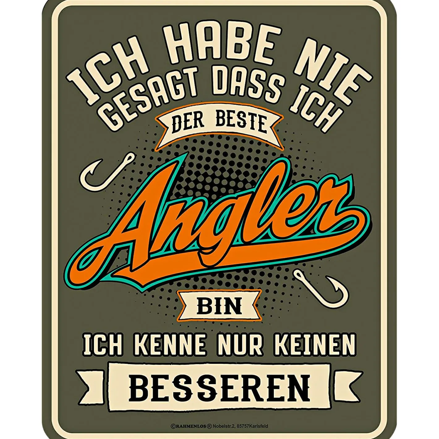 Online Rahmenlos Blechschild