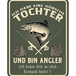 Rahmenlos Geschenkideen Für Angler<Blechschild