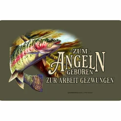 Outlet Rahmenlos Frühstücksbrettchen - Zum Angeln geboren