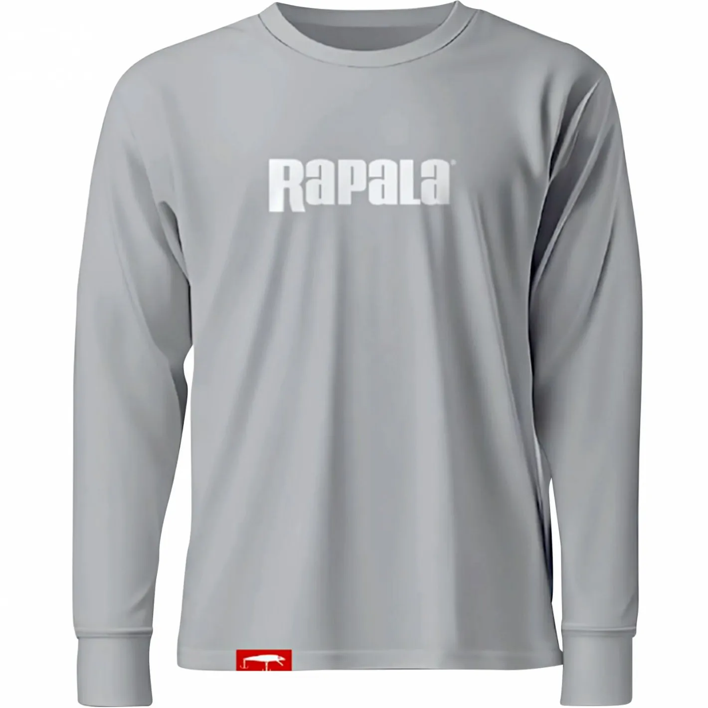 Outlet Rapala Langarm Shirt Grey White Logo