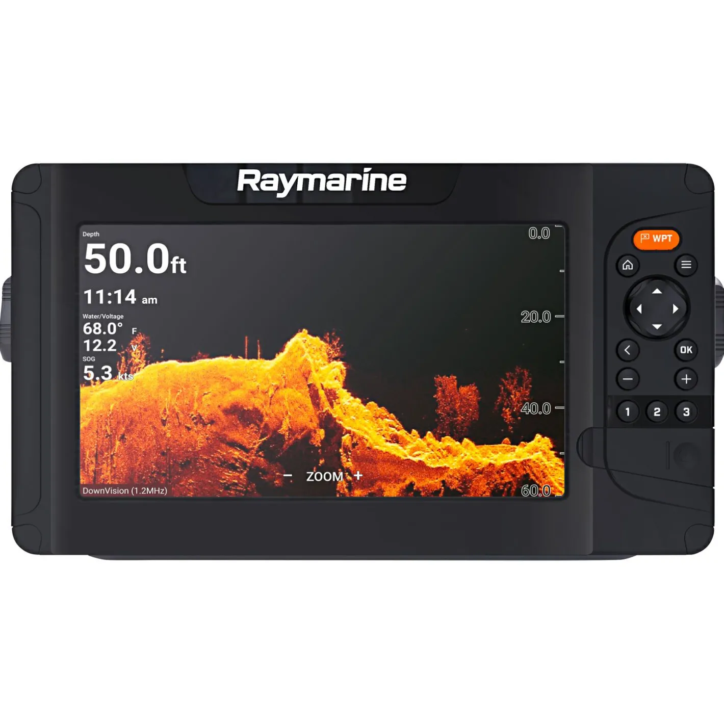 Raymarine Echolote & Plotter<Fischfinder Element 9 HV (HV-100 Geber, keine Karte)