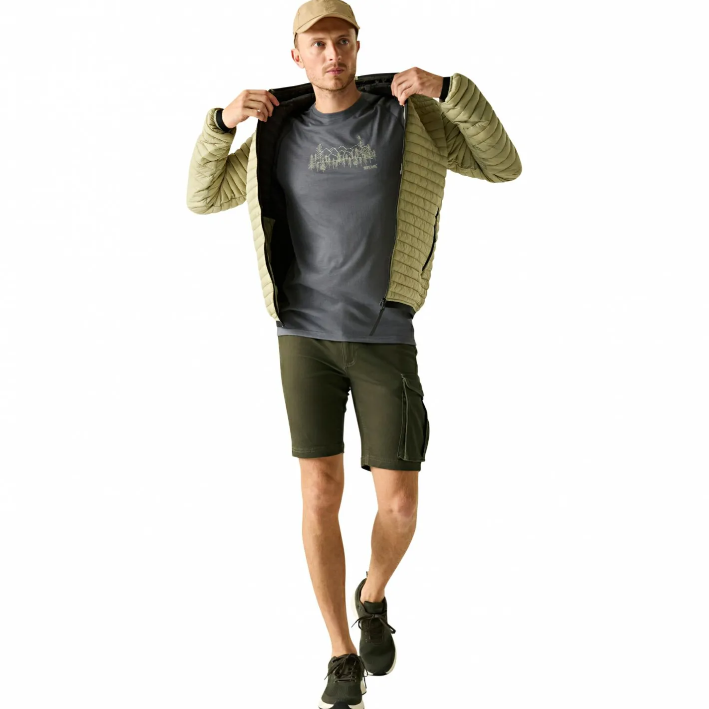 Clearance Regatta Bendrick Shorts Herren (Dark Khaki)
