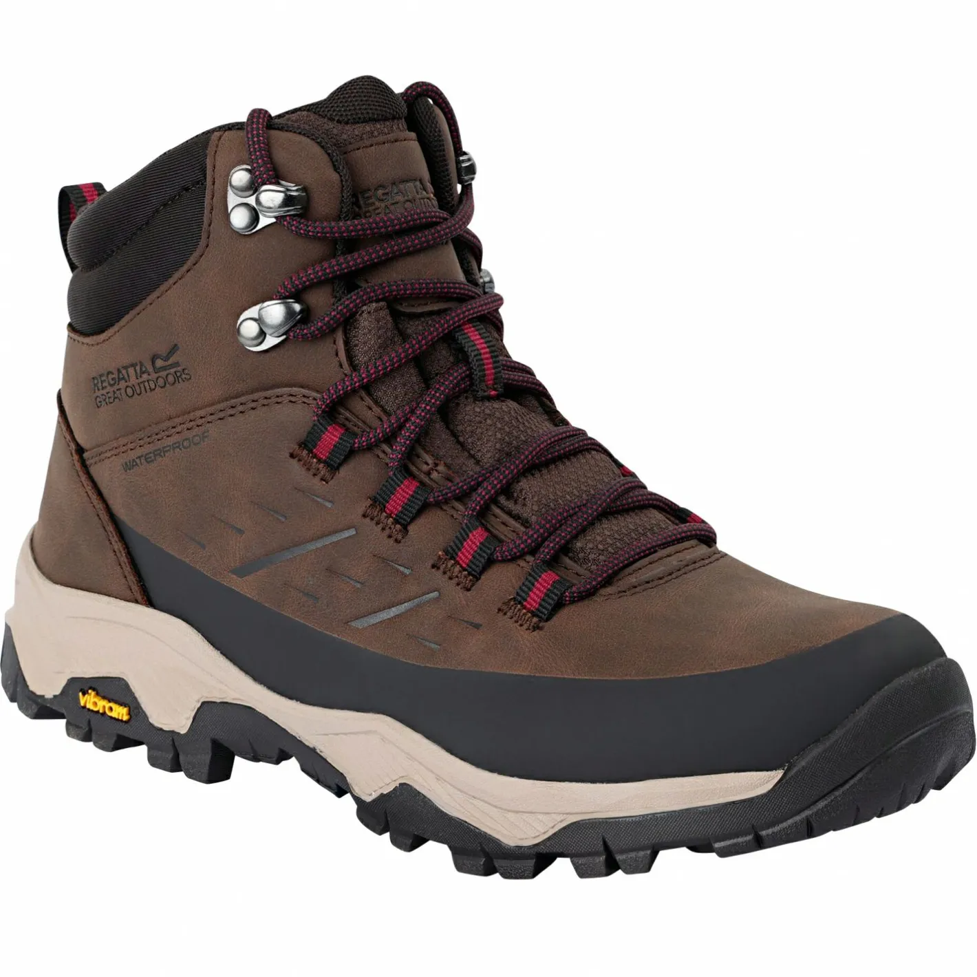 Sale Regatta Blake Wanderstiefel Damen (Chestnut/Dark Pimento)