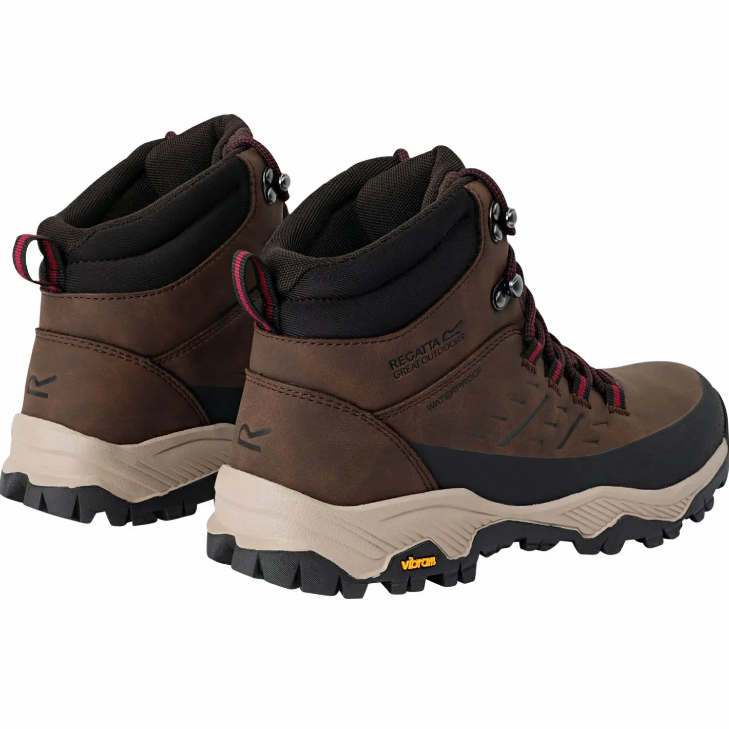 Sale Regatta Blake Wanderstiefel Damen (Chestnut/Dark Pimento)