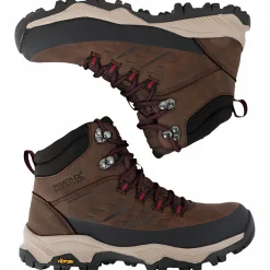 Sale Regatta Blake Wanderstiefel Damen (Chestnut/Dark Pimento)