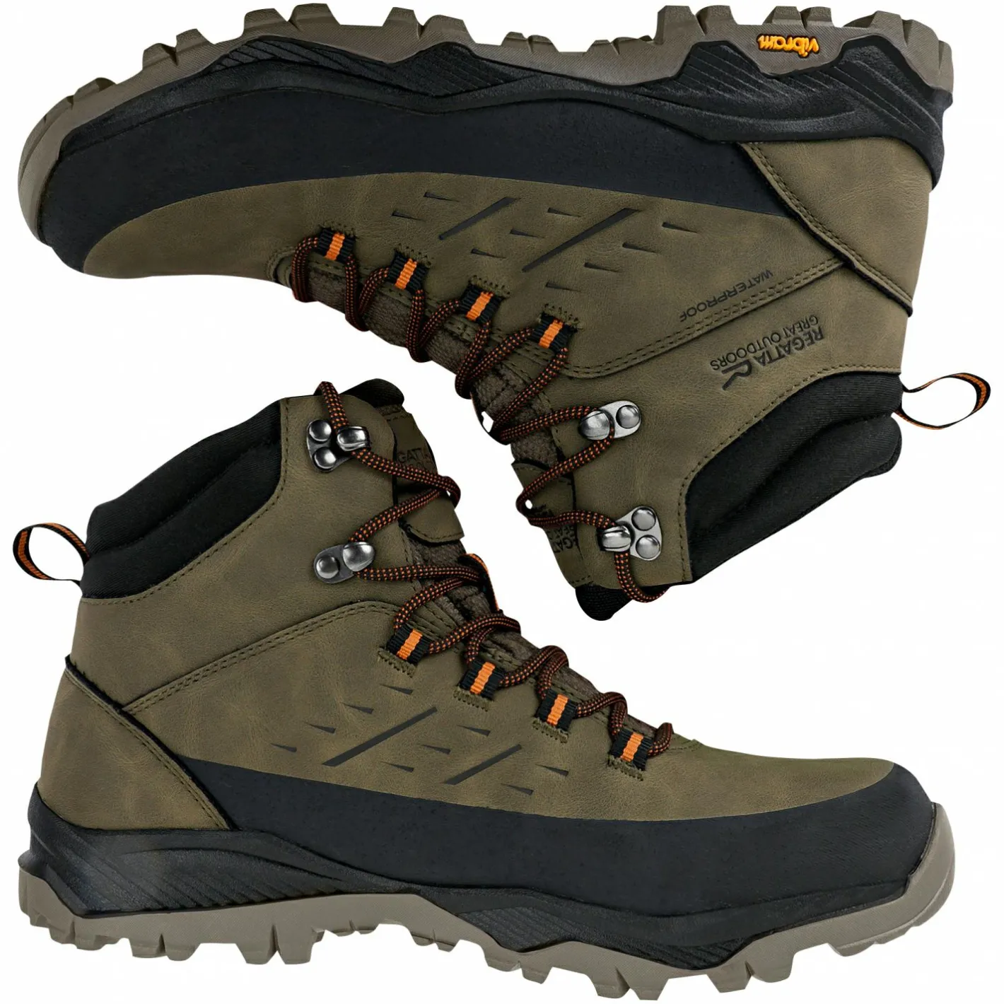 Regatta Angelstiefel & Outdoor Boots<Blake Wanderstiefel Herren (Olive Night/Pumpkin Spice)