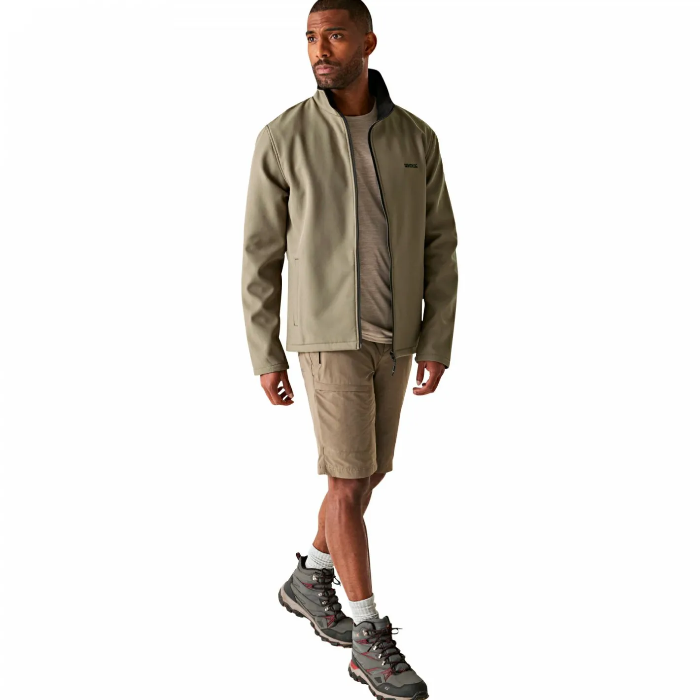 Clearance Regatta Cera V Softshell-Walkingjacke Herren (Treetop)