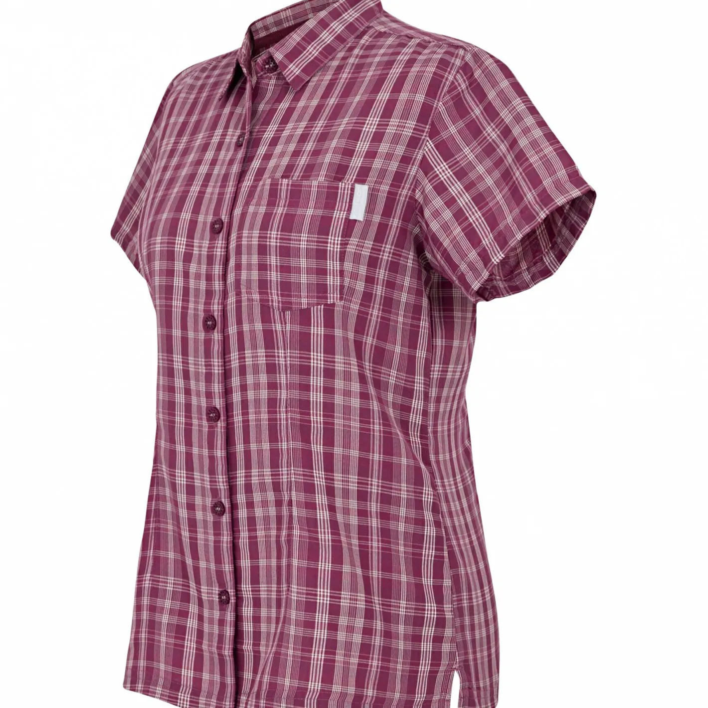 Sale Regatta Mindano VIII Kurzarmhemd Damen (Beaujolais Check)