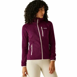 Hot Regatta Newhill II Fleecejacke Damen (Beaujolais/Light Vanilla)