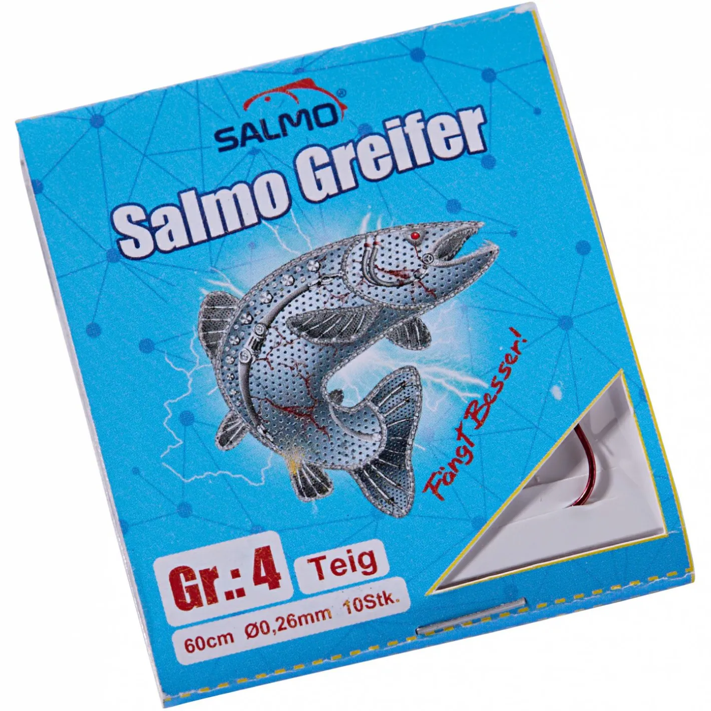 Discount Salmo Greifer Vorfachhaken Teig (60 cm)