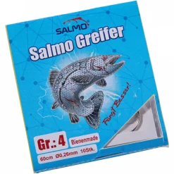 New Salmo Greifer Vorfachhaken Bienenmade (60 cm)