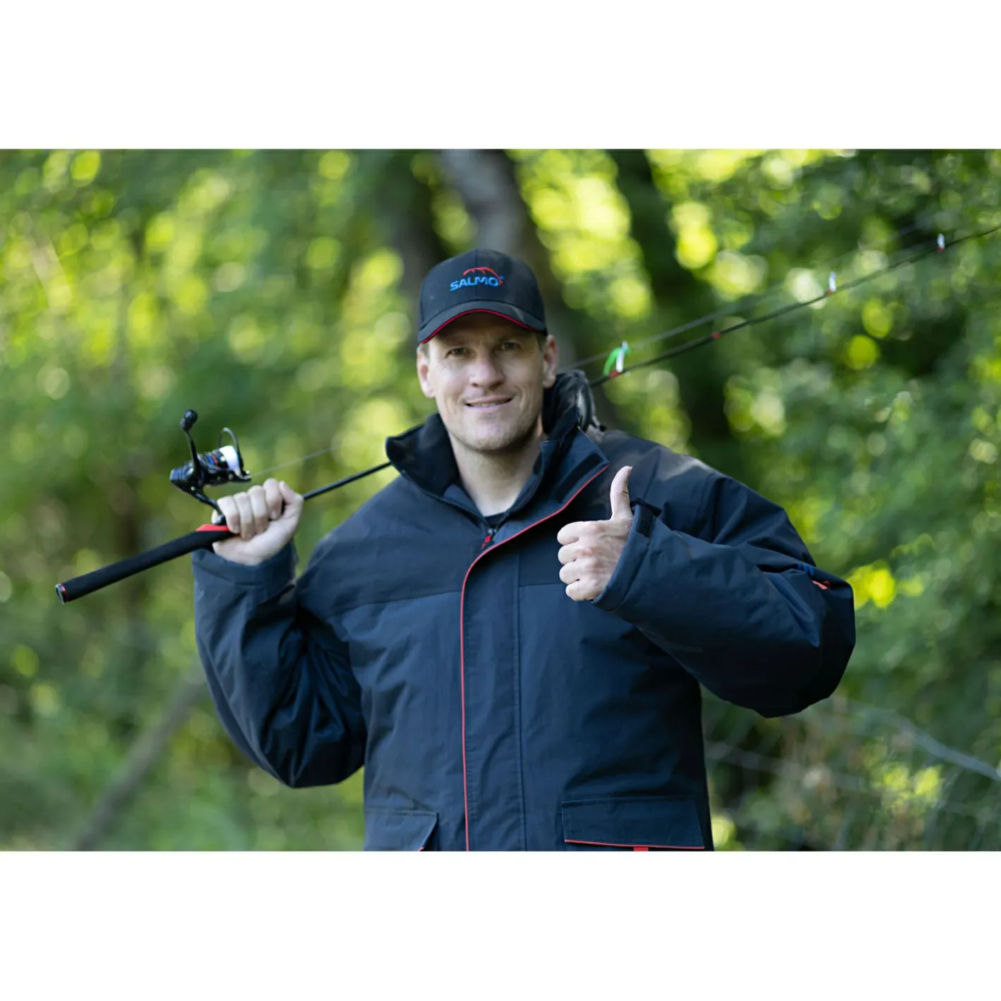Outlet Salmo Outdoorjacke Joppe Herren (Blau/Schwarz)