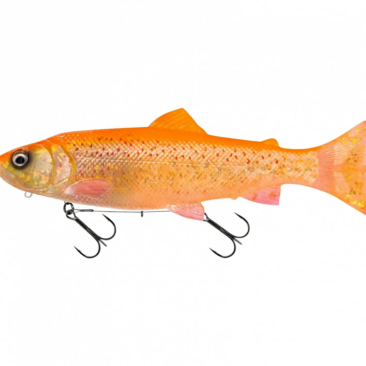 New Savage Gear 3D Line Thru Pulsetail Trout (Golden Albino)