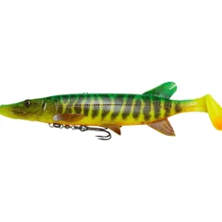 Savage Gear Gummiköder ·Gummifische & Shads<4D Pike Shad (Firetiger)
