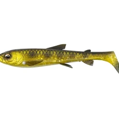 Savage Gear Gummiköder ·Gummifische & Shads<3D Whitefish Shad (Black Gold)