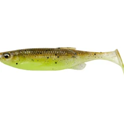 Hot Savage Gear Fat Minnow T-Tail (Green Pearl Yellow)