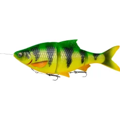 Savage Gear Gummiköder ·Gummifische & Shads|Raubfischangeln Kunstköder<Hechtköder 4D Line Thru (Firetiger)