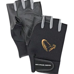 Savage Gear Outdoor- & Angel-Handschuhe<Neoprene Half Finger Gloves (Black)