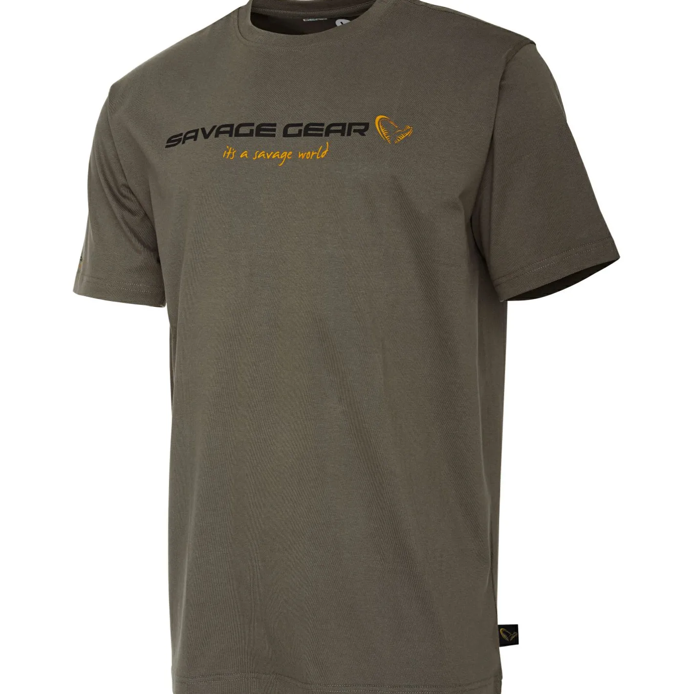 Savage Gear Angelshirts & Angel-Oberteile<SG4 Logo T-Shirt Herren (Loden Green)