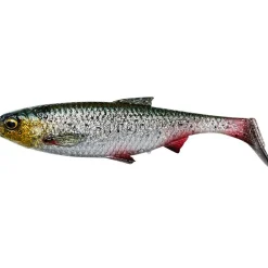 Savage Gear Gummiköder ·Lose Gummifische<Softlure 3D River Roach (Green Silver UV)