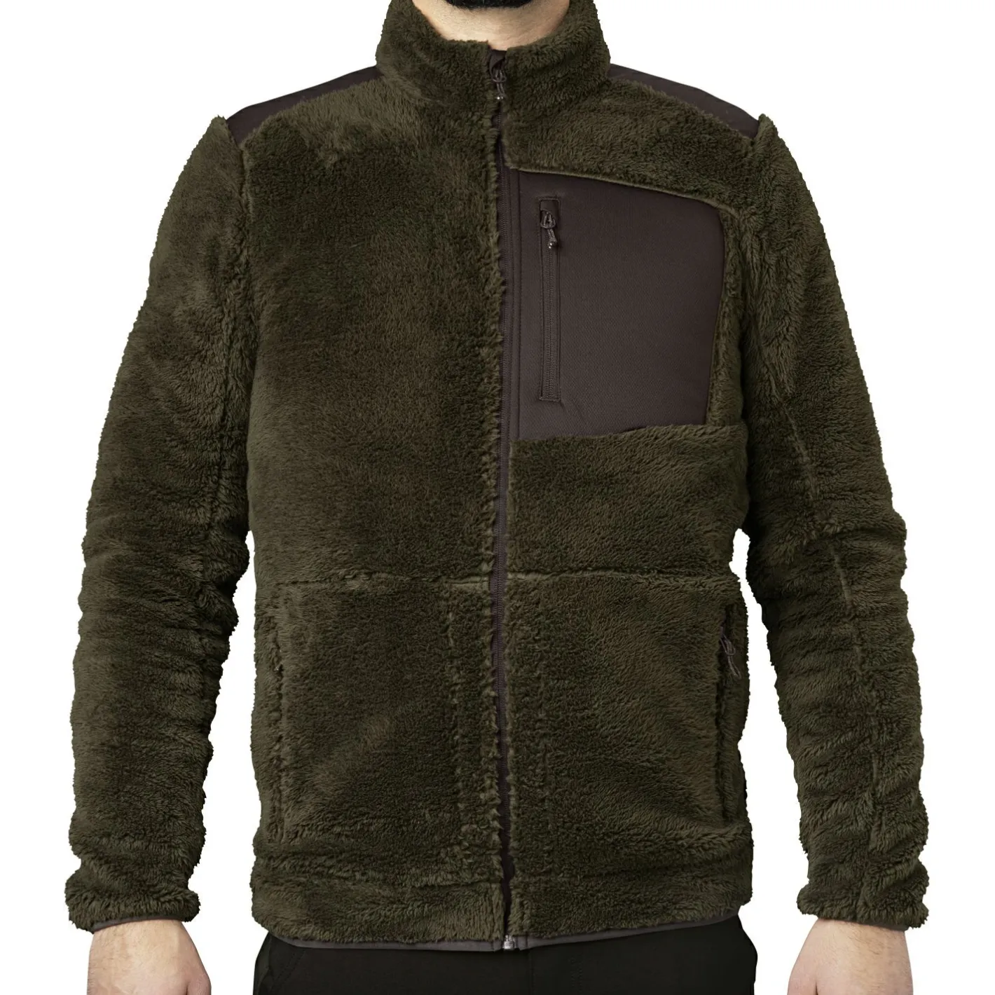 Best Seeland Noah Fleece Faserpelzjacke Herren (Pine Green)
