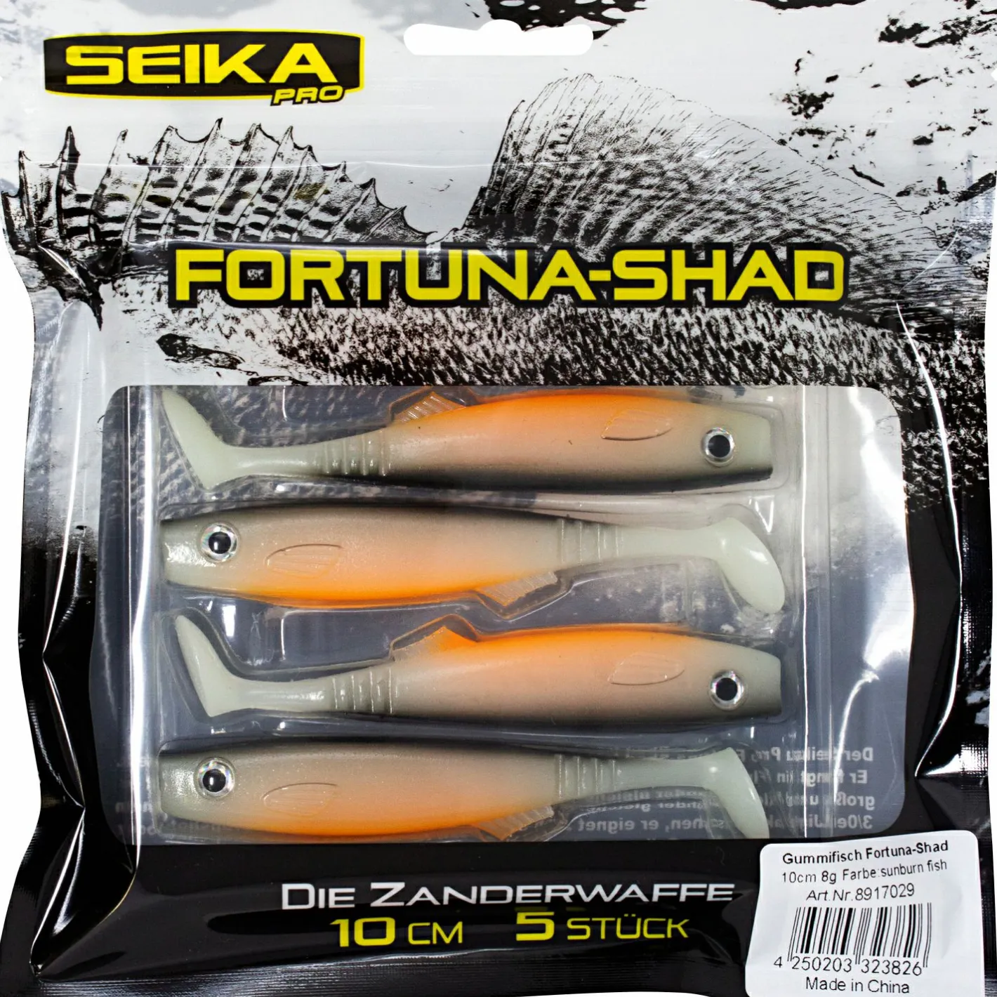 Outlet Seika Pro Fortuna Shad (Sunburn Fish)