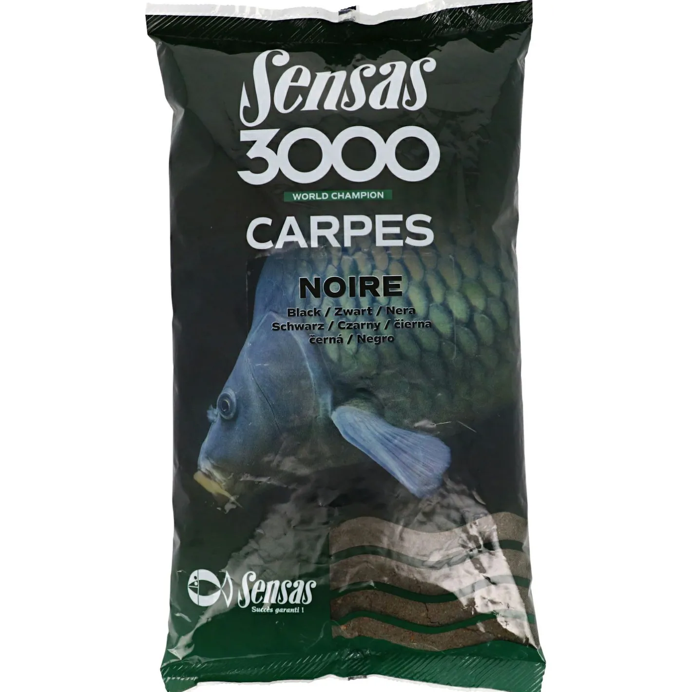 Sensas Karpfenfutter·Sonstiges Karpfenfutter|Karpfenfutter<3000 Grundfutter Carpes (schwarz)