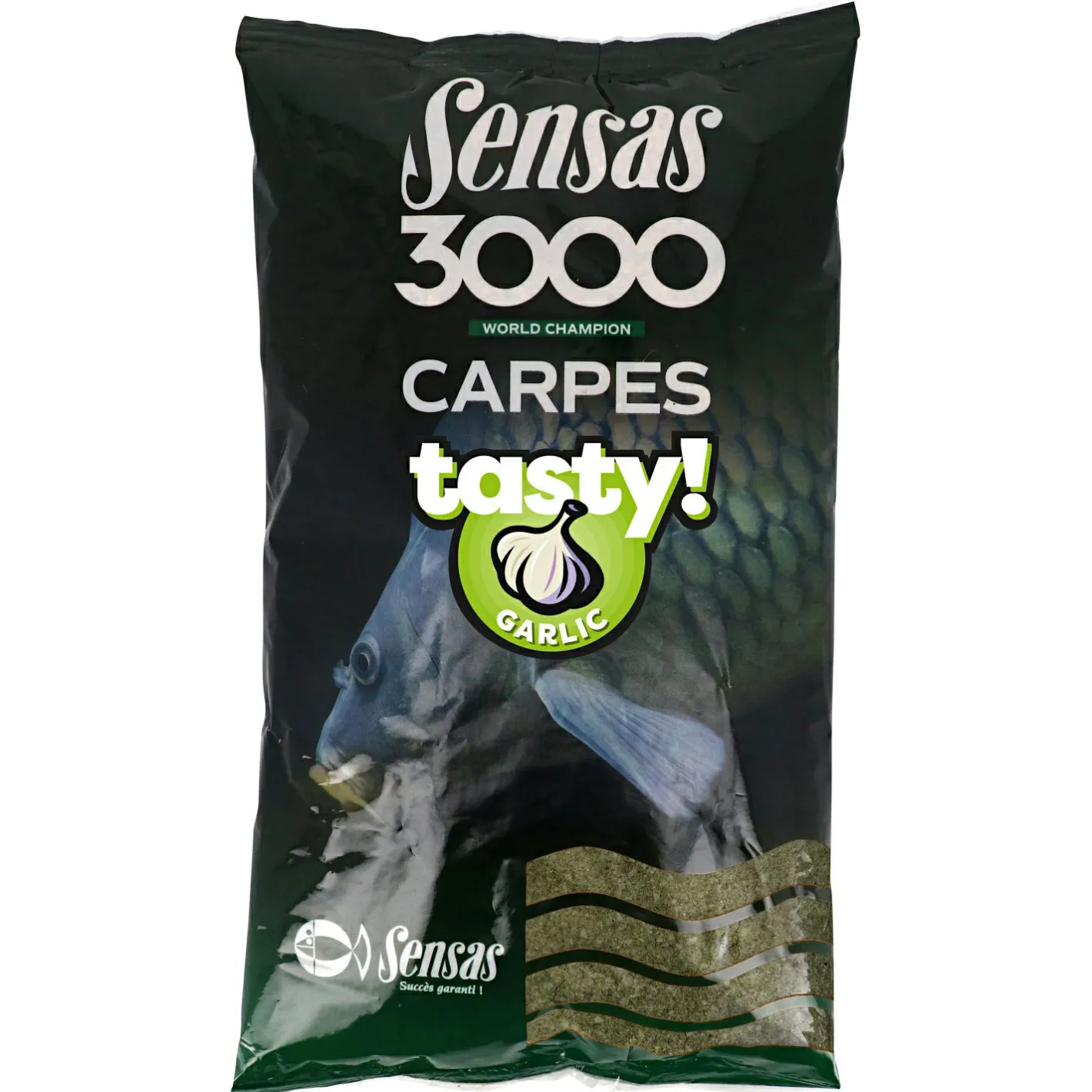 Hot Sensas Grundfutter Carp Tasty (garlic)