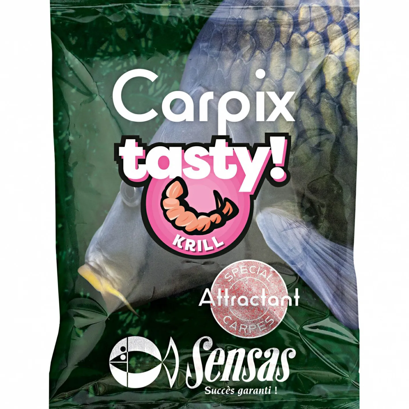 Hot Sensas Lockpulver Carpix Tasty (Krill)