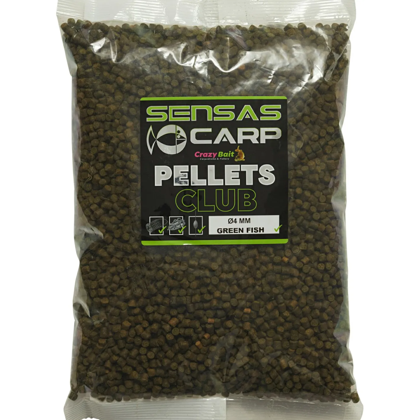 Hot Sensas Pellets Club Grün Fisch