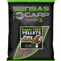 Sensas Karpfenfutter|Karpfenfutter·Partikelköder & Angel-Pellets<Super Feed Pellets (Fishy Hemp)