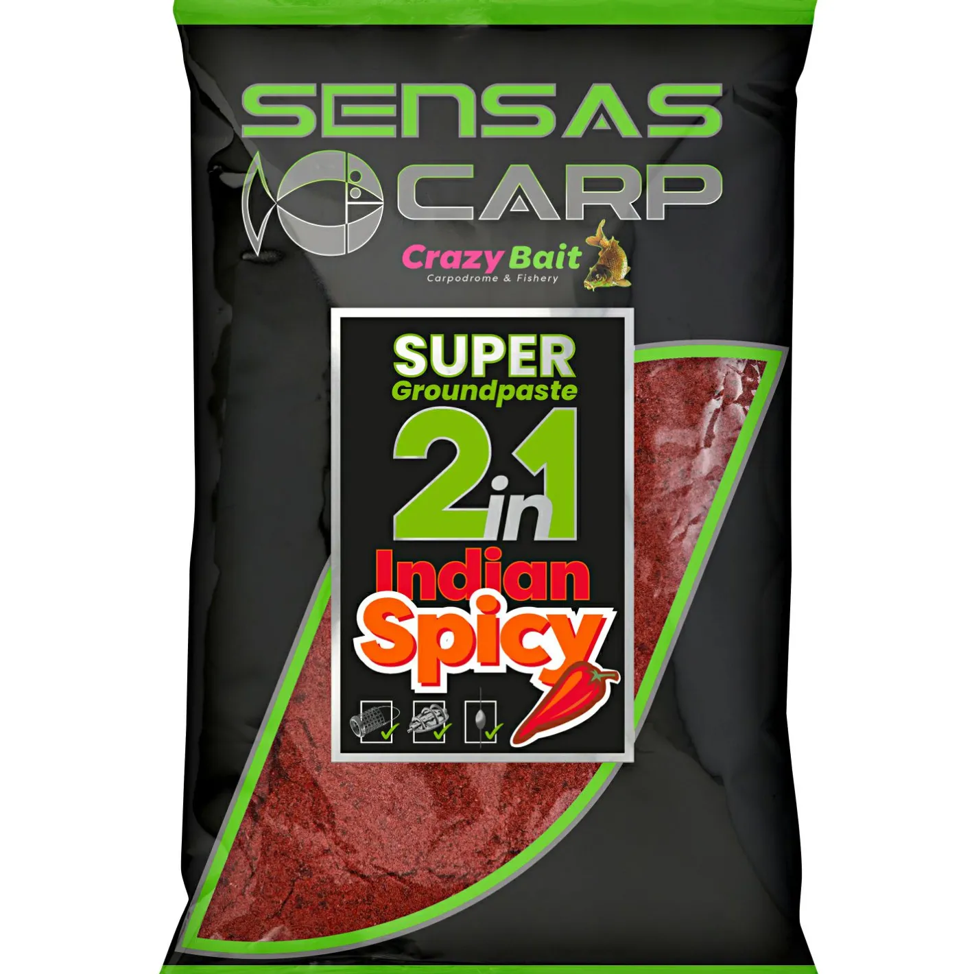 Sensas Forellenangeln-Zubehör|Forellenfutter & Forellenteige<Super Köderpaste 2 in 1 (Indian Spicy)