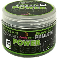 Sensas Karpfenfutter·Partikelköder & Angel-Pellets|Karpfenfutter<Super Soft Pellets (Power Green)