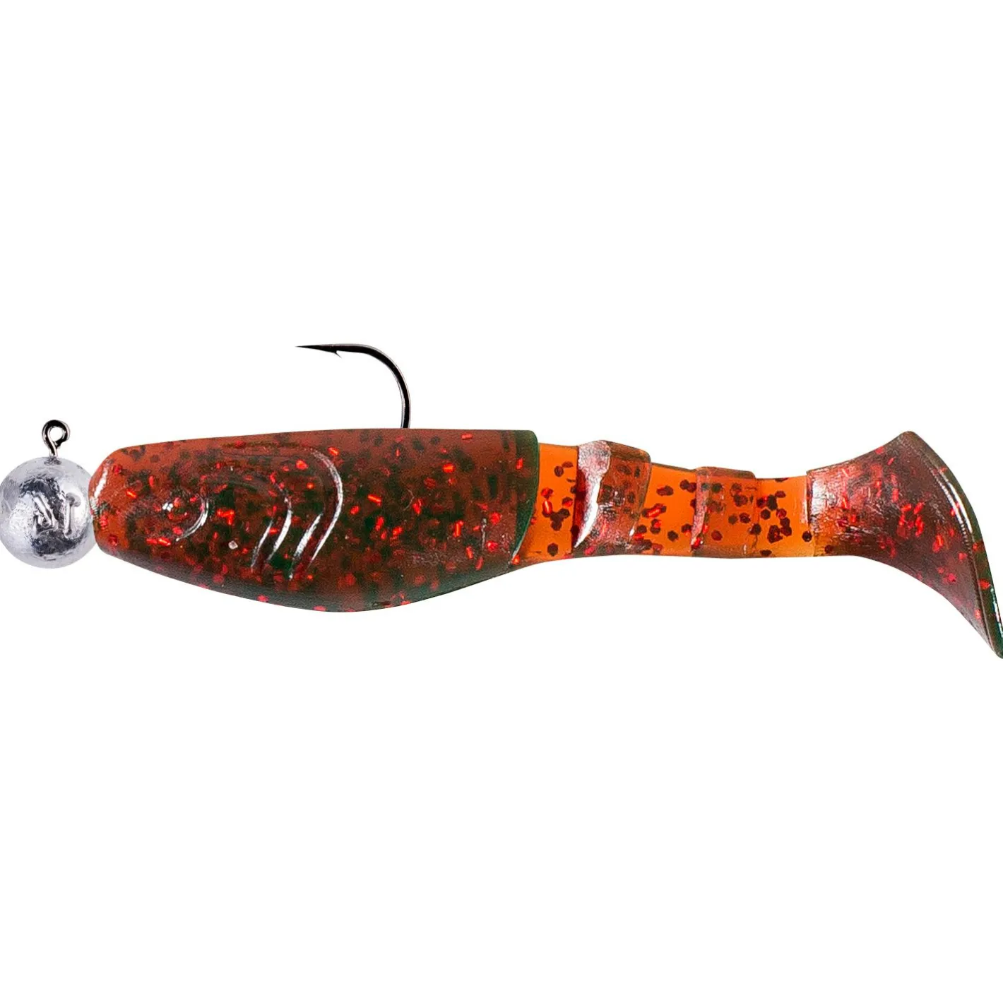 Discount ShadXperts Shad Kopyto-Classic 3"/4" (Motoroil-Rot-Glitter)