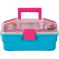 Shakespeare Kinder-Angelzubehör<Tackle Box Cosmic (pink/blau)