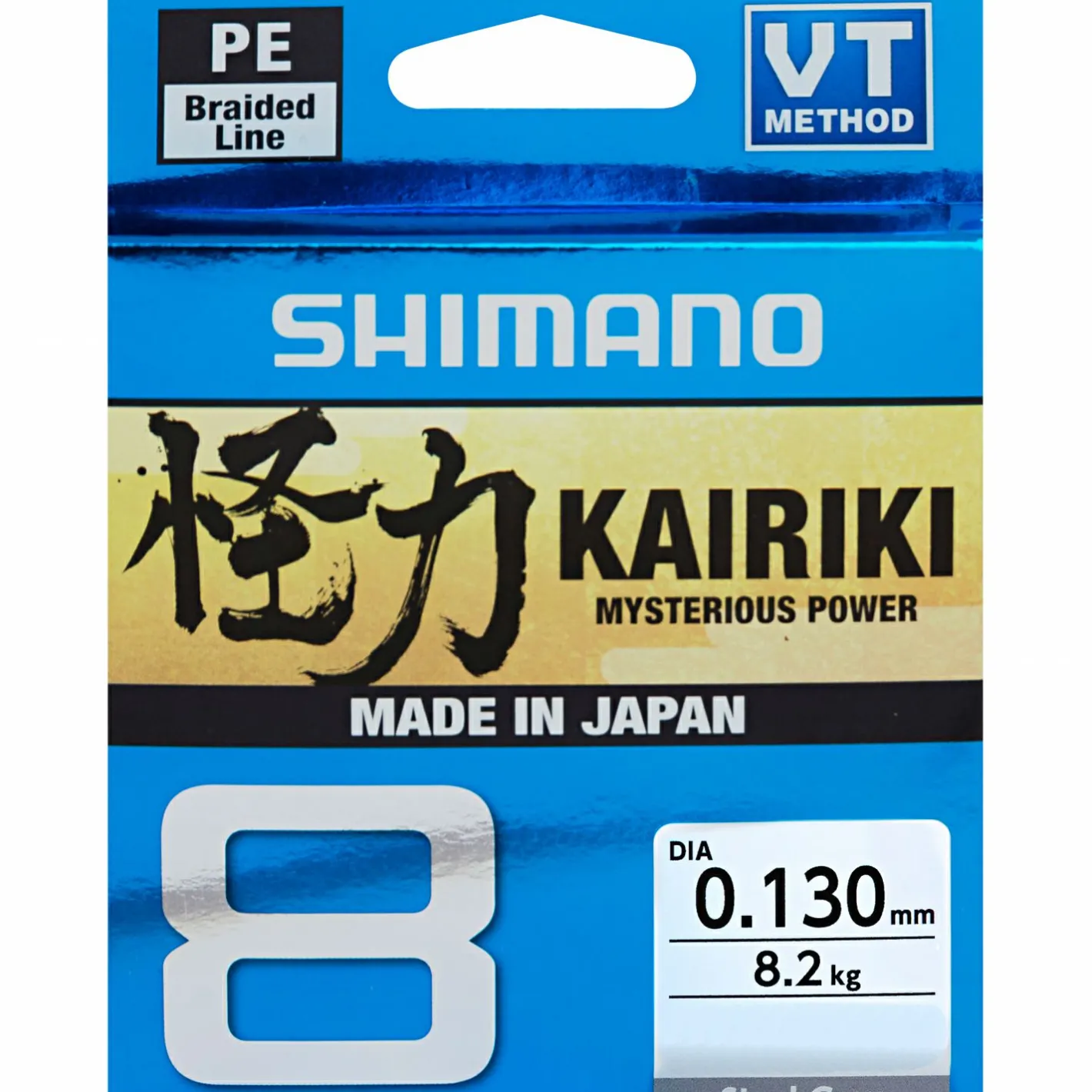 Shimano Geflochtene Schnüre<Angelschnnur Kariki 8 (steel gray)