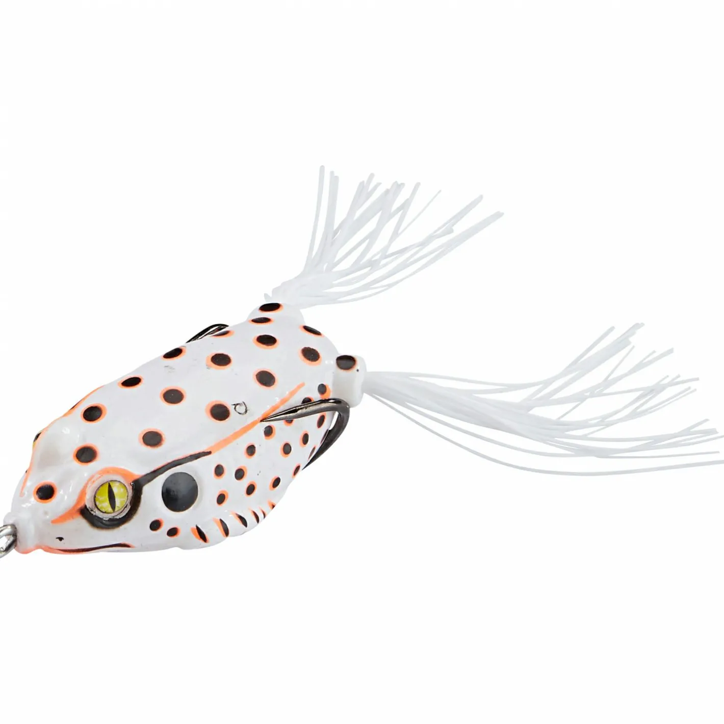 Shirasu Gummiköder ·Gummikrebse & Gummifrösche|Raubfischangeln Kunstköder<Killer Frog (Albino)