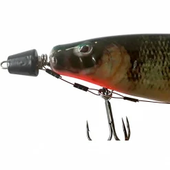 Shirasu Köderfisch-Zubehör|Raubfischangeln-Zubehör<Kunstköder Screw in Hechtsystem (mit Wechselgewichten, schwarz)