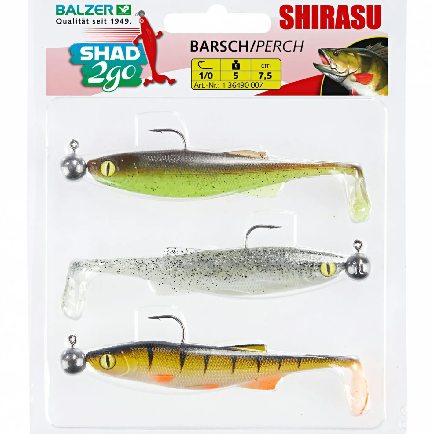 Shirasu Kunstköder-Sets|Gummiköder ·Fertig Montierte Gummifische<Shad 2Go Zielfisch