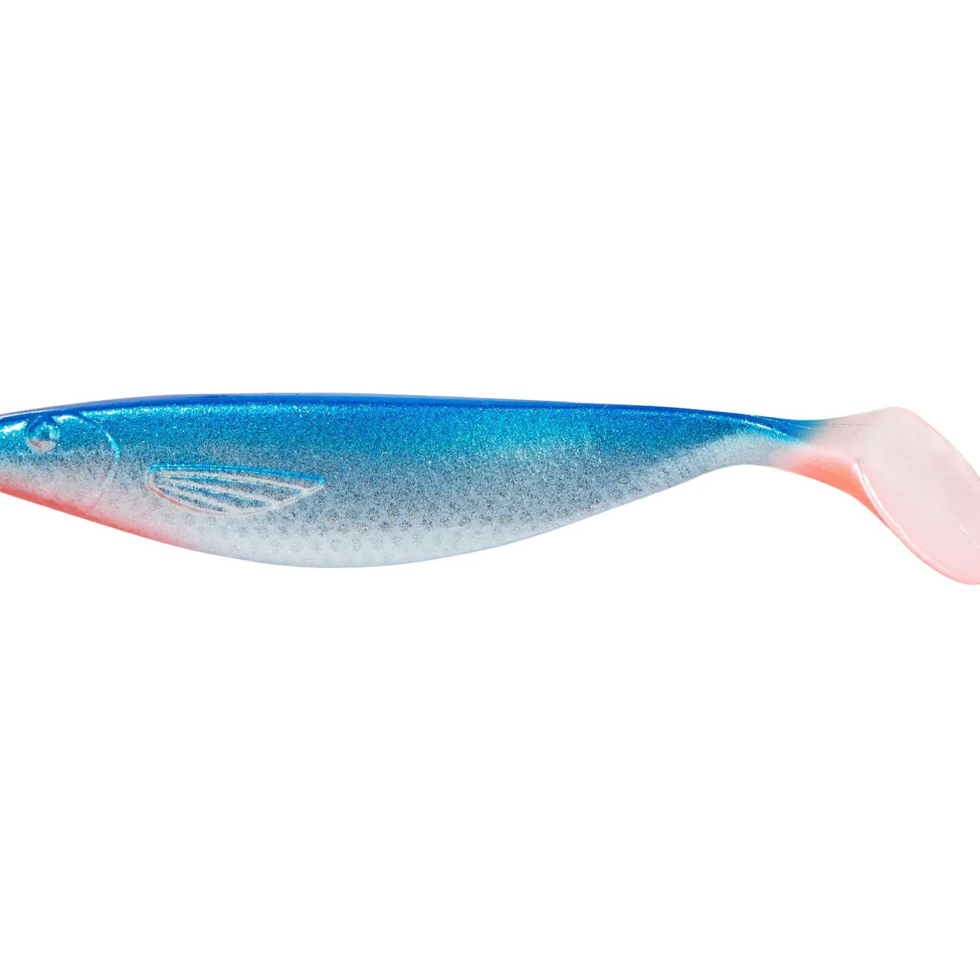 Shirasu Gummiköder ·Lose Gummifische<Softlure Majo Booster (Blue Arctic)