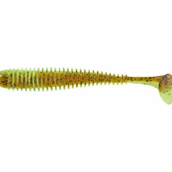 Shirasu Gummiköder ·Gummifische & Shads<Worm Paddler (Green Pumpkin)