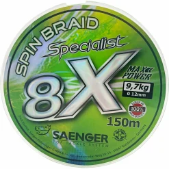 Su00e4nger Geflochtene Schnüre<Sänger Angelschnur Spin Braid Specialist 8x (chartreuse/fluo green)