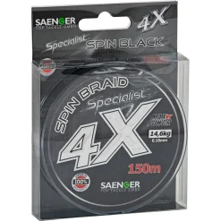 Su00e4nger Raubfischschnüre|Raubfischschnüre<Sänger Specialist Spin (black)